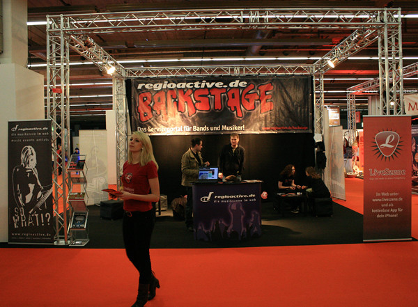 regioactive.de-Stand auf der Musikmesse 2010