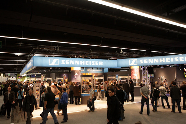 Musikmesse 2010: Am Sennheiser-Stand